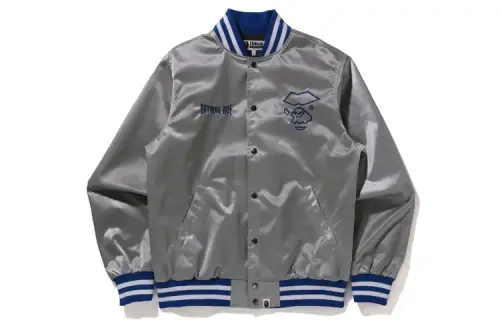 Bape Nylon Varsity Jacket