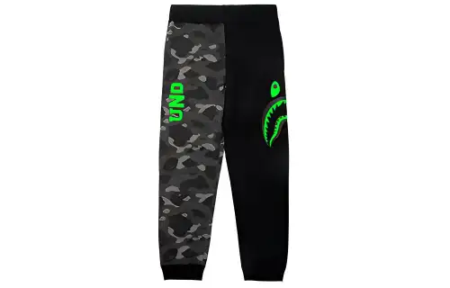 A BATHING APE X UNDEFEATED Shark Series Knitted Sweatpants Unisex Moderate Other