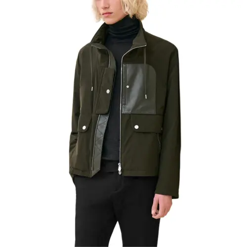 HERMES FW24 Jackets & Coats Men's Khaki