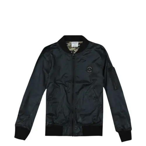 Converse Jackets Men's Black Stand Collar Moderate Other