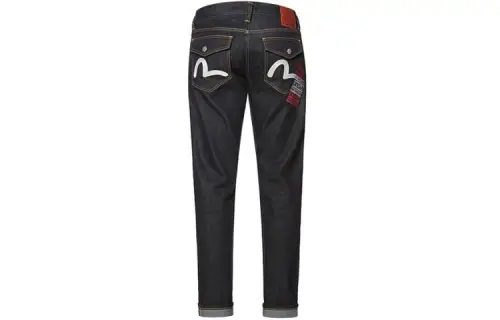 EVISU Tapered Pants Jeans Men's Denim Blue
