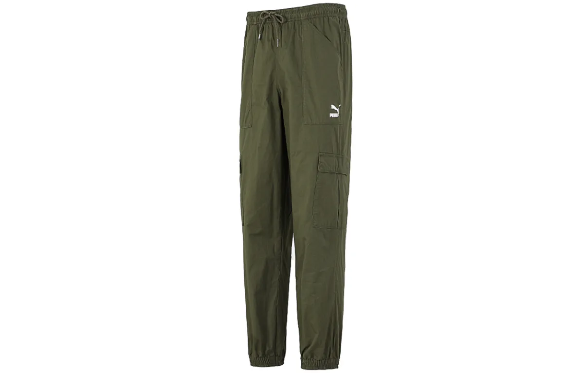 PUMA Cargo Pants Men's Army Green Moderate