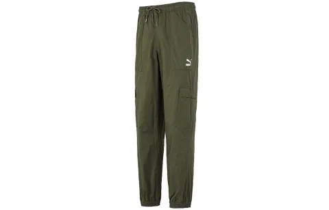 PUMA Cargo Pants Men's Army Green Moderate