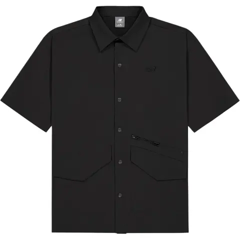 New Balance Shirts Men's Black Lapel Moderate