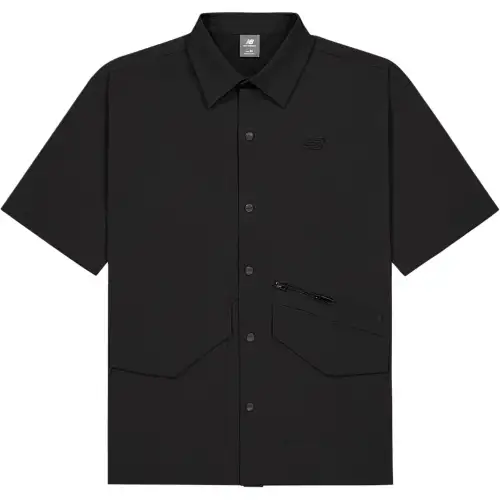 New Balance Shirts Men's Black Lapel Moderate