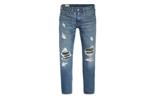 Levis Jeans Men's Blue Moderate Ripped Pants