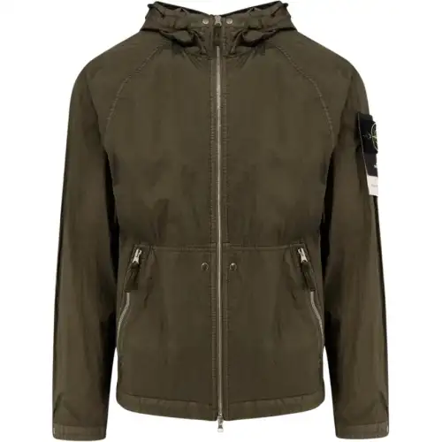 STONE ISLAND Jackets & Coats Men's Green