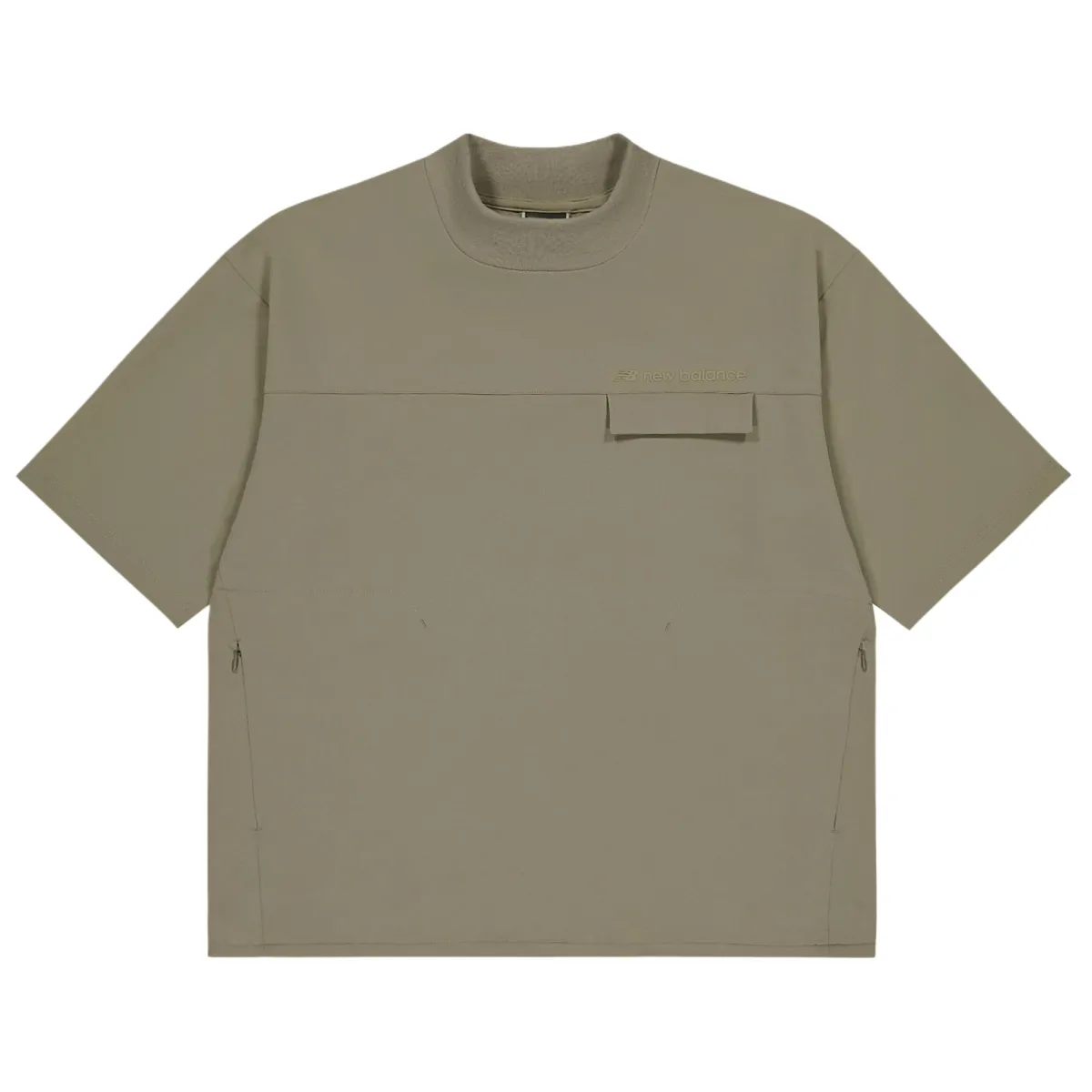 New Balance MET 24 T Shirt Men's Medium Brown Gray