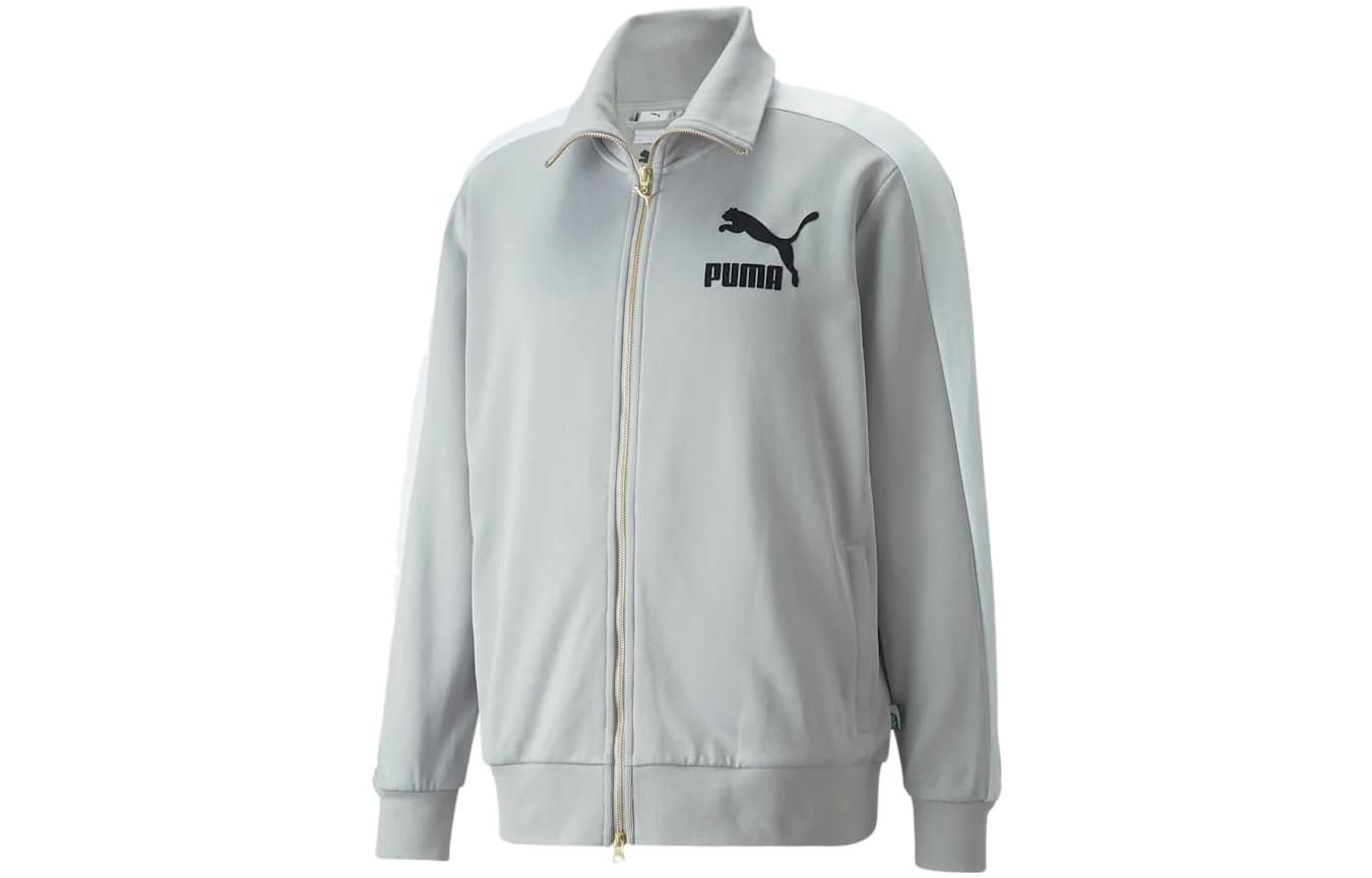 PUMA Fall 2022 T7 Collection Jackets & Coats Men's Gray Purple