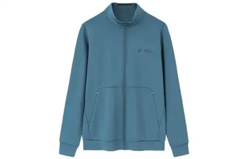 Anta Variety Training Collection Stand Collar Fleece Lined Zippered Fitness Thermal Long Sleeved Shirt Jacket Men's