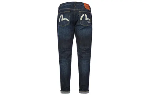 EVISU Jeans Men's Denim Blue Moderate Slim Fit Pants
