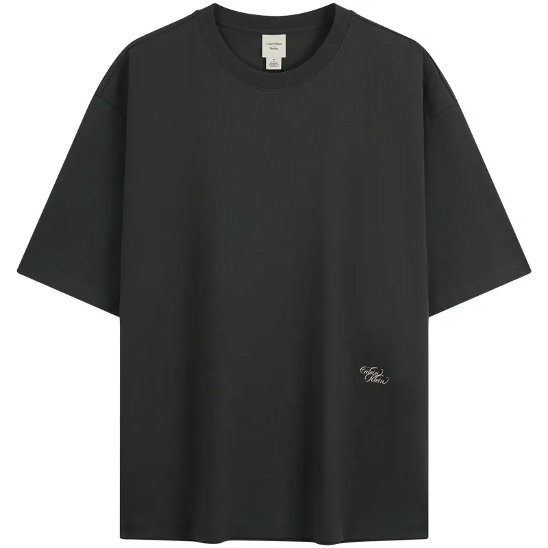 Calvin Klein T-Shirts Men's Crew Neck Moderate Straight Fit