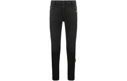 OFF WHITE FW20 Jeans Men's Black Moderate Slim Fit Pants