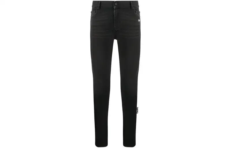 OFF WHITE FW20 Jeans Men's Black Moderate Slim Fit Pants