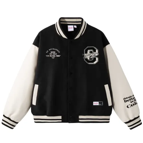 Coca Cola Baseball Jacket Unisex