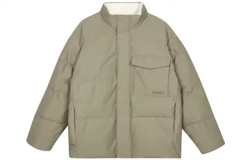 Skechers Colorful Down Jacket Men's Cashew Nut Coffee
