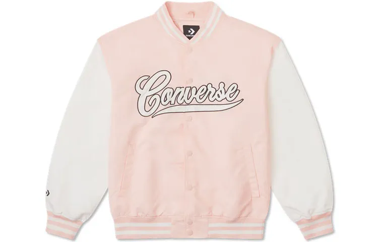 Converse Baseball Jacket Unisex Pink