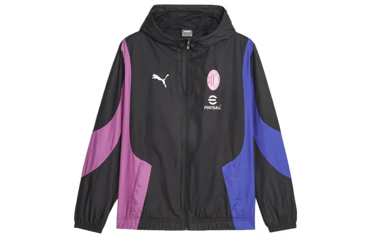 PUMA Veste D'avant Match Tissée 23/24 AC Milan Jacket Men's Black