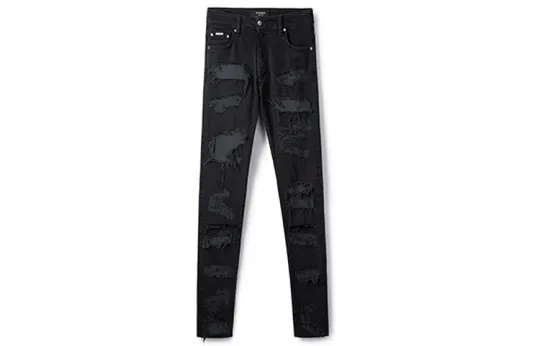 REPRESENT Jeans Men's Black Moderate Slim Fit Pants