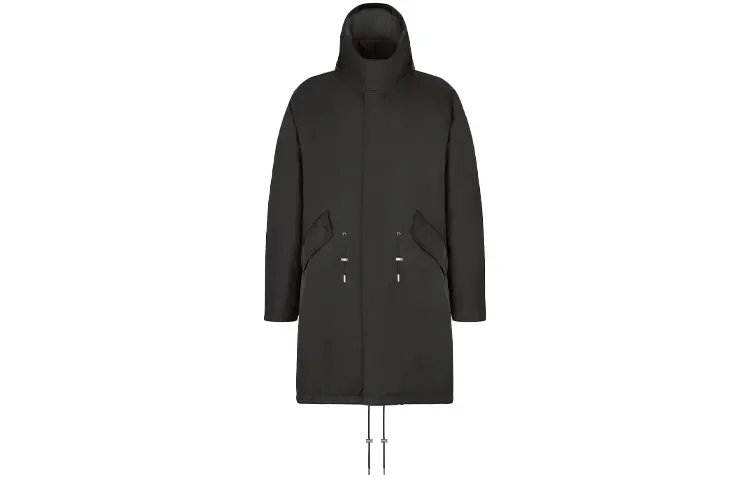 DIOR Quarterly New Products Parka Coat Men's Black