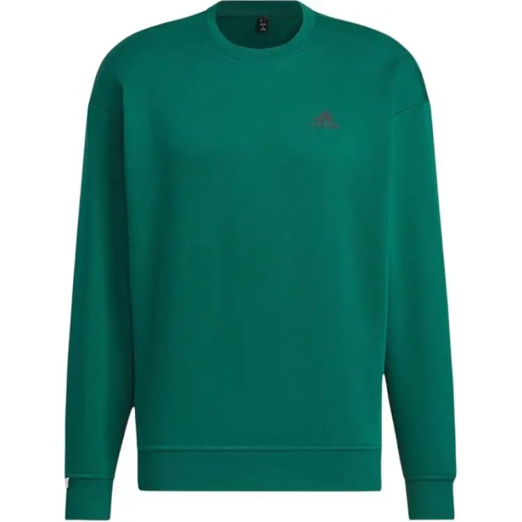 Adidas Sweatshirts Unisex Green Crew Neck Moderate