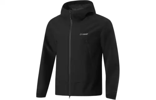 Li Ning Lotus Leaf Water repellent Jackets & Coats Men's Black