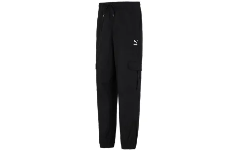PUMA Cargo Pants Men's Black Moderate