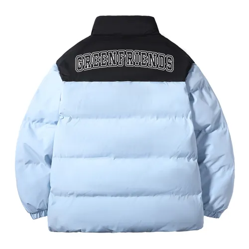 GF Puffer Jackets Unisex Stand Collar Thickened Padded Puffer Jacket