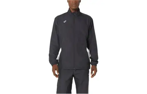 ASICS Jackets Men's Black Stand Collar Moderate Other