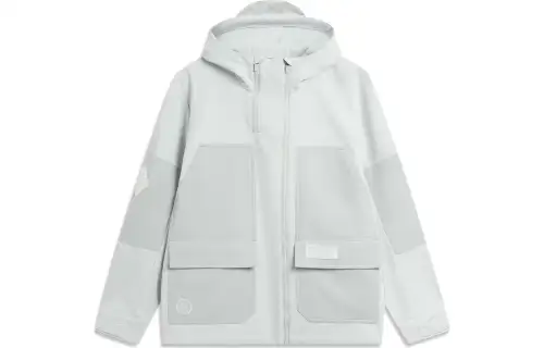 Li Ning Basketball Collection, Wade Christmas Collection, Long Sleeved Hooded Loose Fit Fleece Lined Jacket Men's