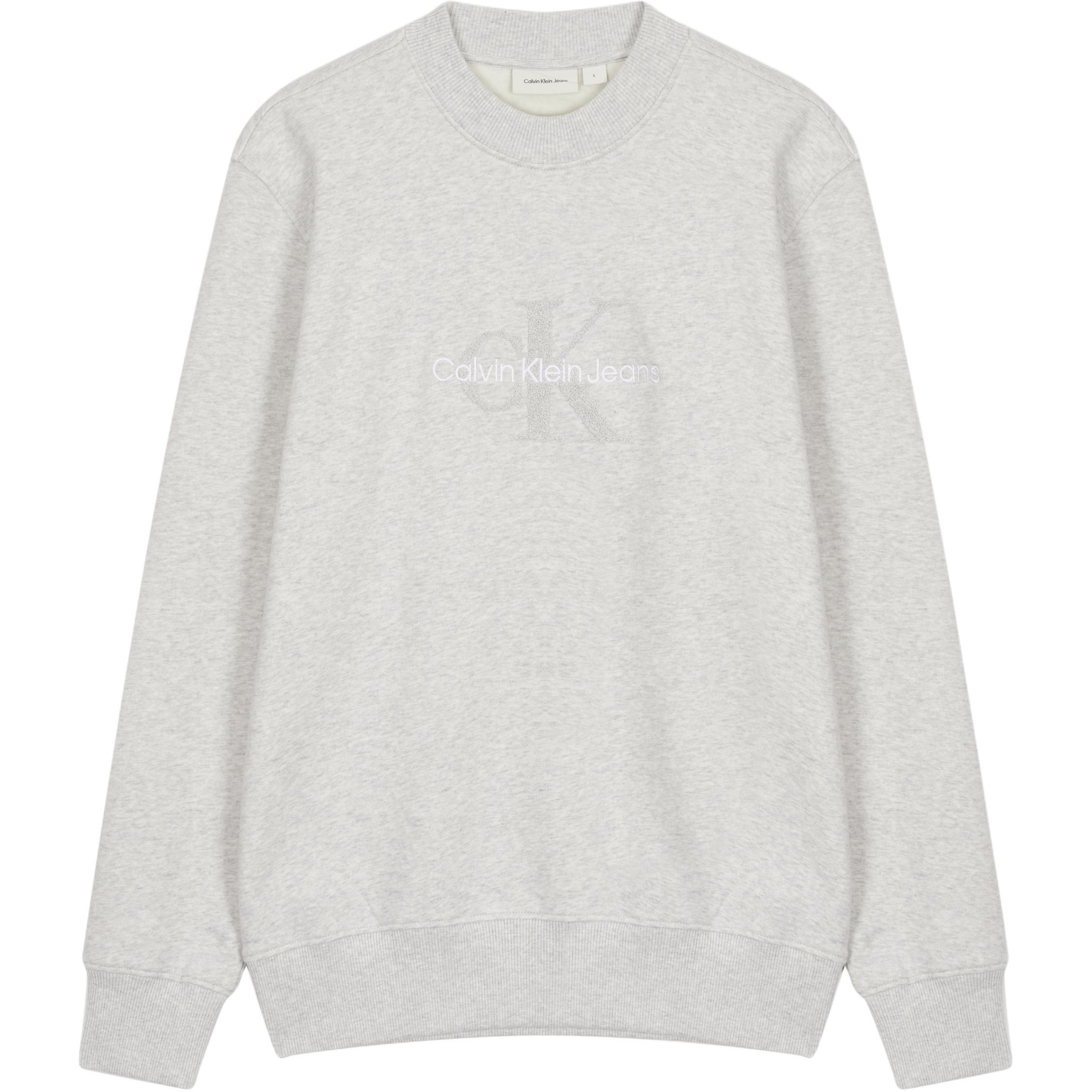 Мужское худи CALVIN KLEIN оверсайз (серое)