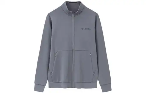 Anta Variety Training Collection Stand Collar Fleece Lined Zippered Fitness Thermal Long Sleeved Shirt Jacket Men's
