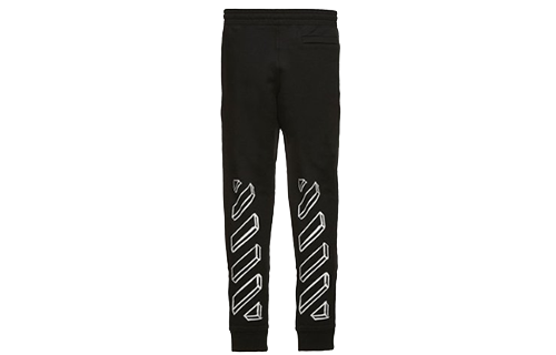 OFF WHITE Knitted Sweatpants Men's Black