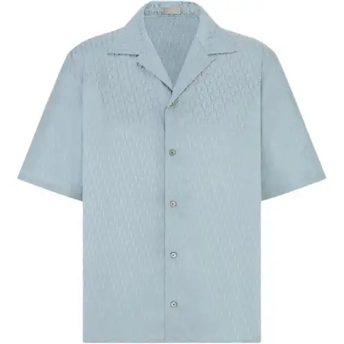 DIOR FW25 Shirt Men's Light Blue