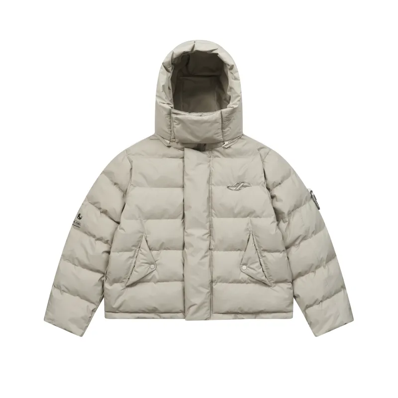 HARSH AND CRUEL Puffer Jacket Unisex Gray