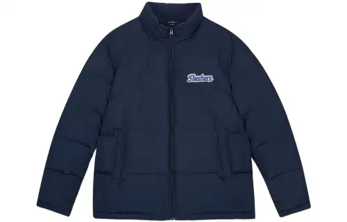Skechers Colorful Down Jacket Unisex Marine Blue
