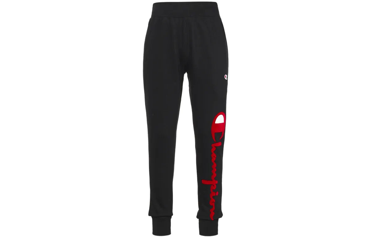 Champion Knitted Sweatpants US Version Unisex Black