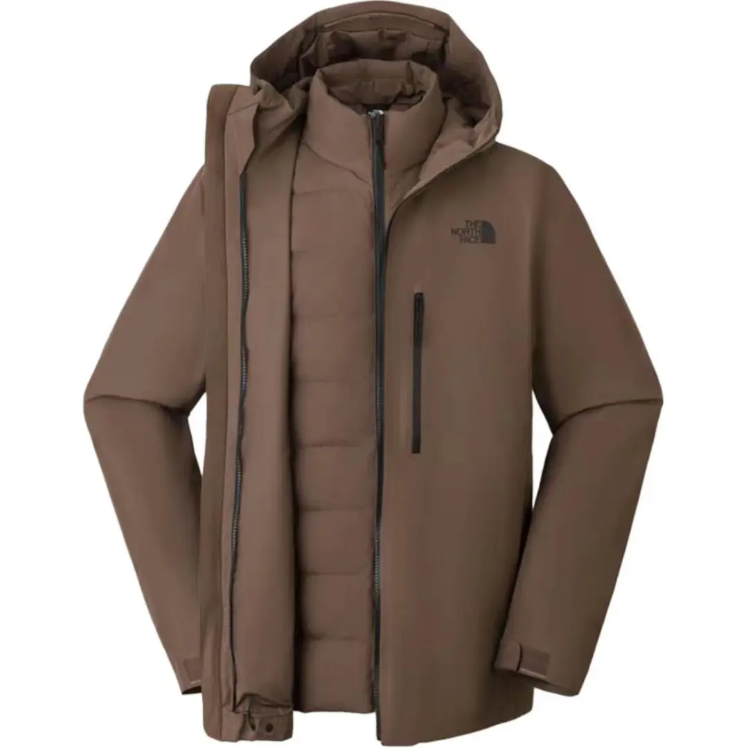 THE NORTH FACE Urban Exploration Waterproof And Windproof To Keep Warm Windbreaker Jacket Men's Smoky Brown