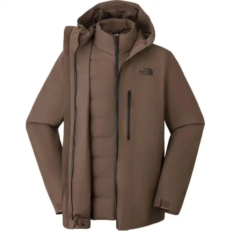 THE NORTH FACE Urban Exploration Waterproof And Windproof To Keep Warm Windbreaker Jacket Men's Smoky Brown