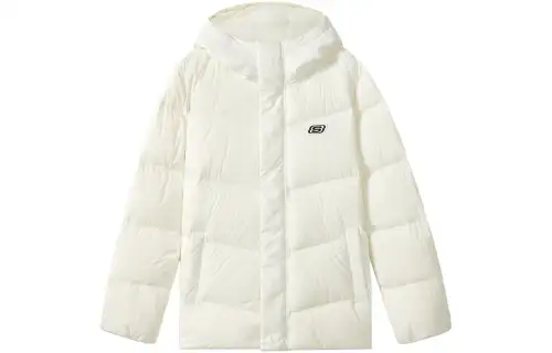 Skechers Colorful Down Jacket Unisex Marshmallow White