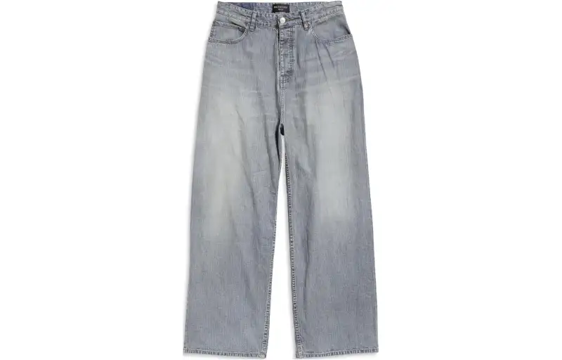 Balenciaga Jeans Loose Fit Men's Gray