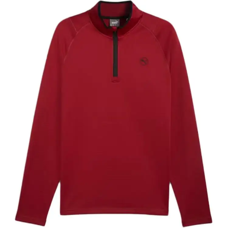 PUMA Jackets Men's Red Stand Collar Moderate Other