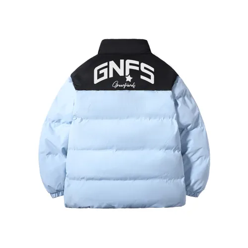 GF Puffer Jackets Unisex Stand Collar Thickened Padded Puffer Jacket