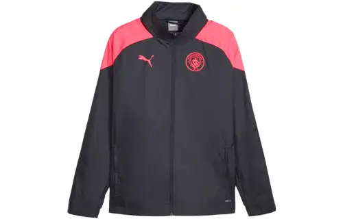 PUMA Manchester City Men's Training All Weather Jacket Men's Black
