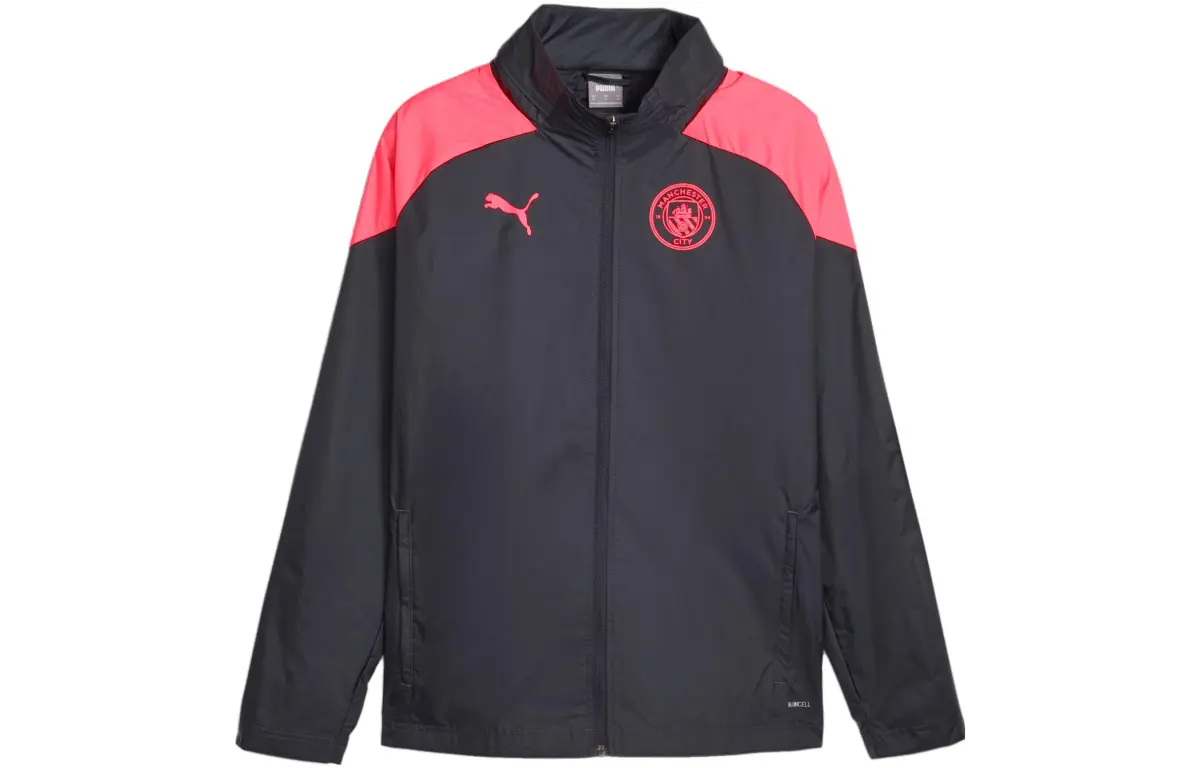 PUMA Manchester City Men's Training All Weather Jacket Men's Black