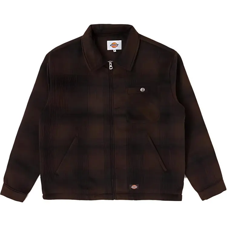 Dickies Jackets & Coats Men's Coffee Black Plaid