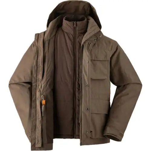 Timberland Waterproof, Windproof, And Breathable Windbreaker Jacket Men's Chocolate