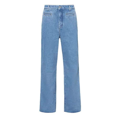 LOEWE Jeans Men's Blue Moderate Straight Fit Pants