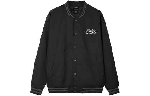 Skechers Baseball Jacket Men's Carbon Black