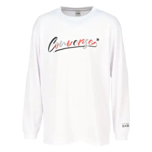 Converse All Star SS25 T Shirt Unisex White/Red